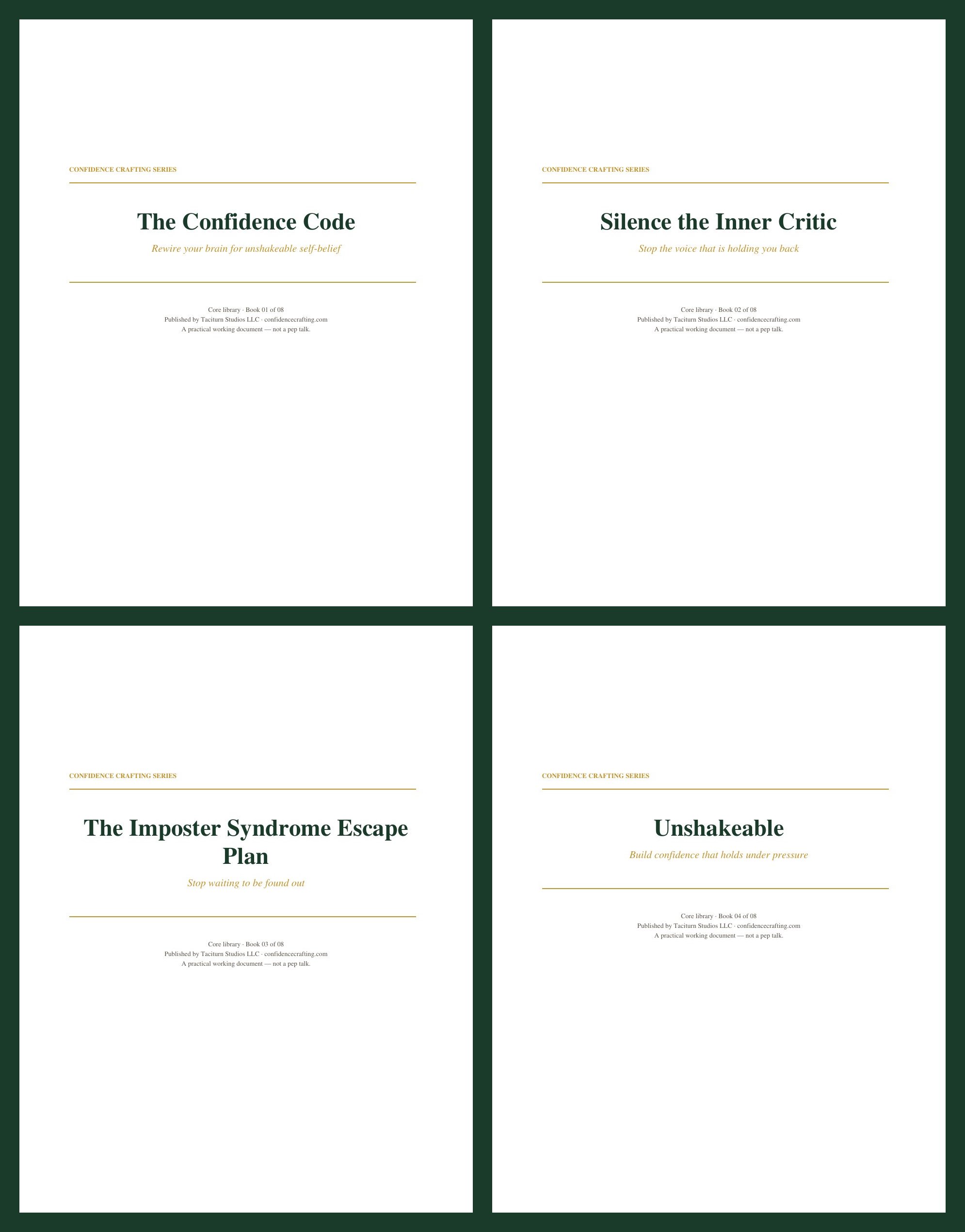 Ultimate Confidence Library Bundle