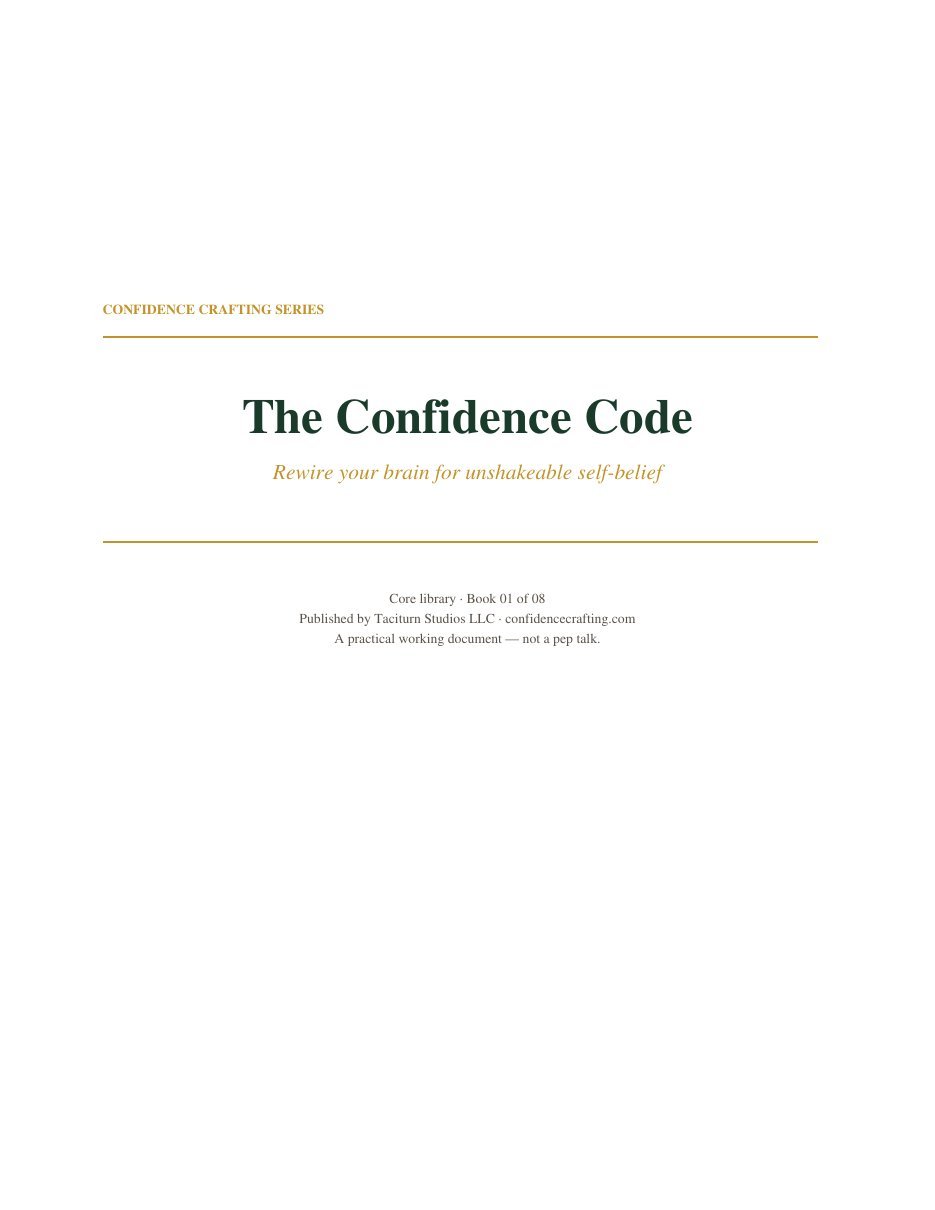 The Confidence Code