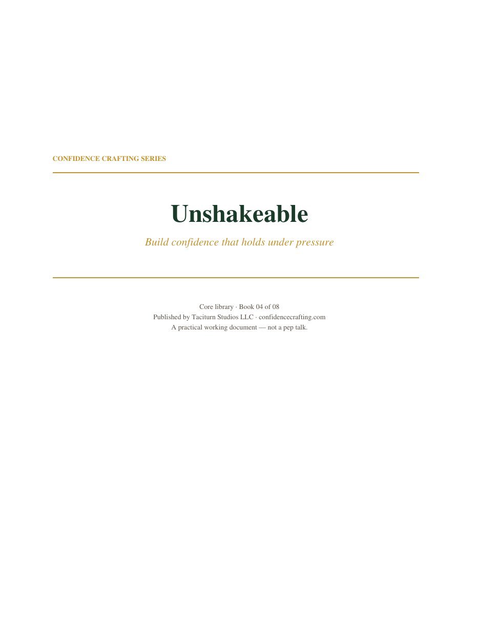 Unshakeable